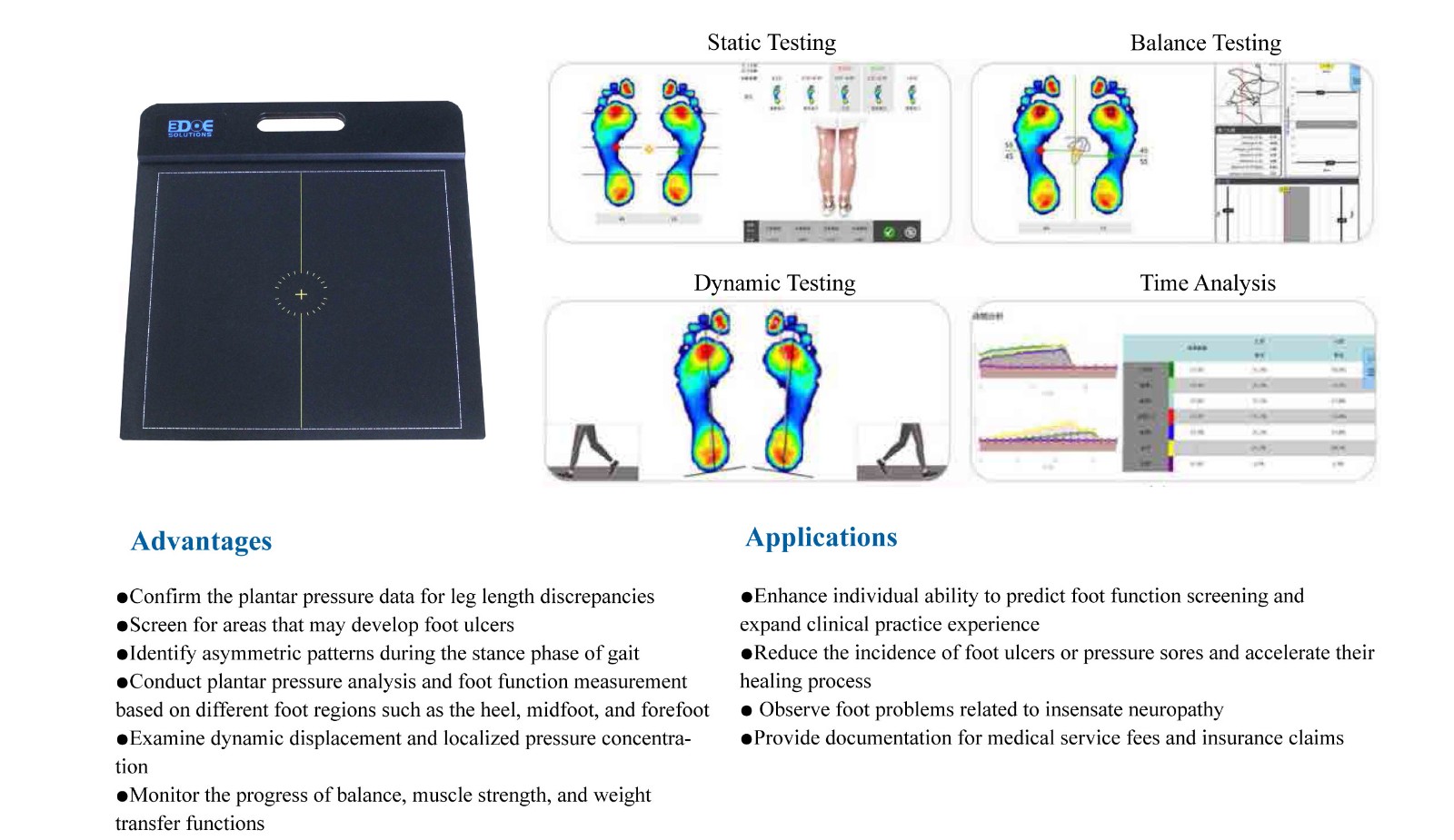 Plantar Pressure Distribution Testing System eMat460 Plantar Pressure Distribution Testing System eMat460