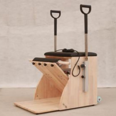 Thai Oak Compact Pilates Reformer with Storage Function - Home & Small Studio Upgrade Model